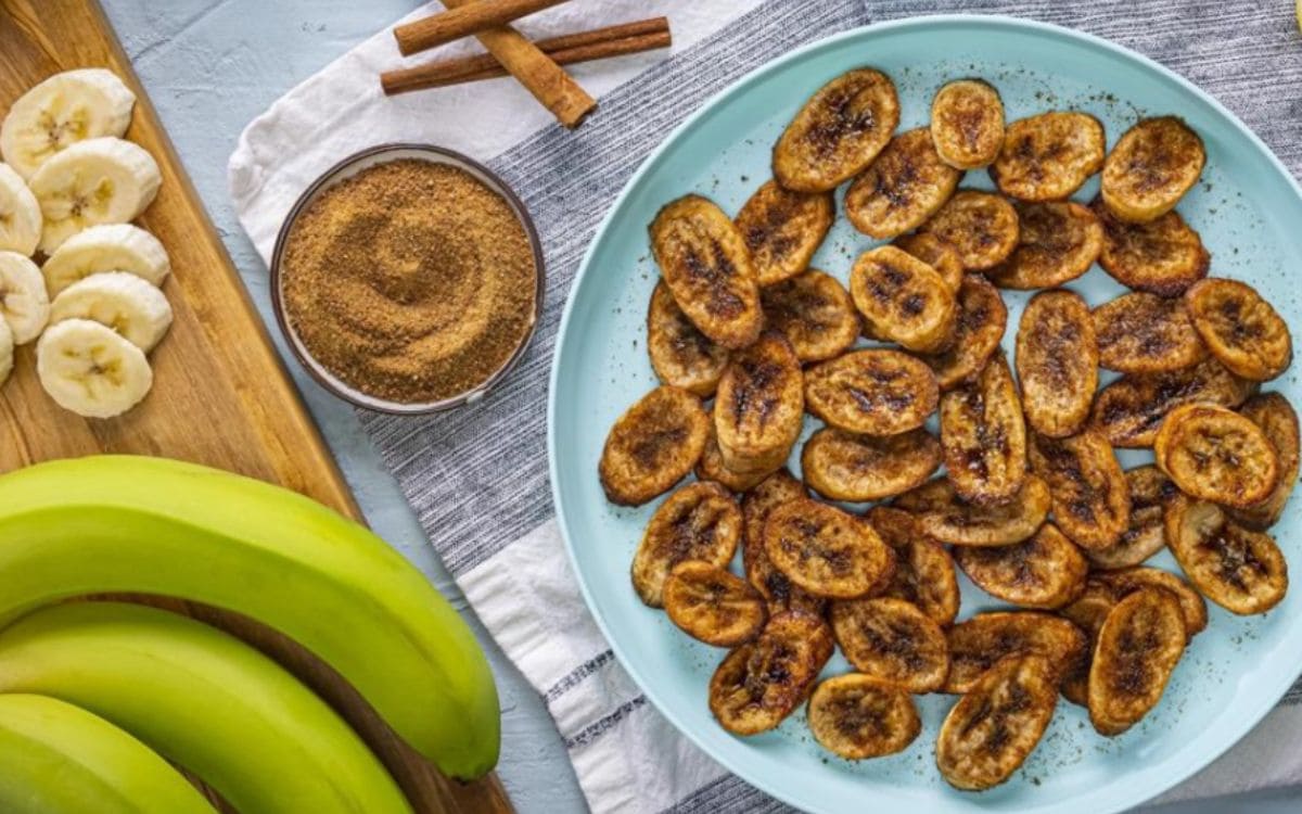 Chips De Banana Canela Na Airfryer Receita F Cil De Fazer