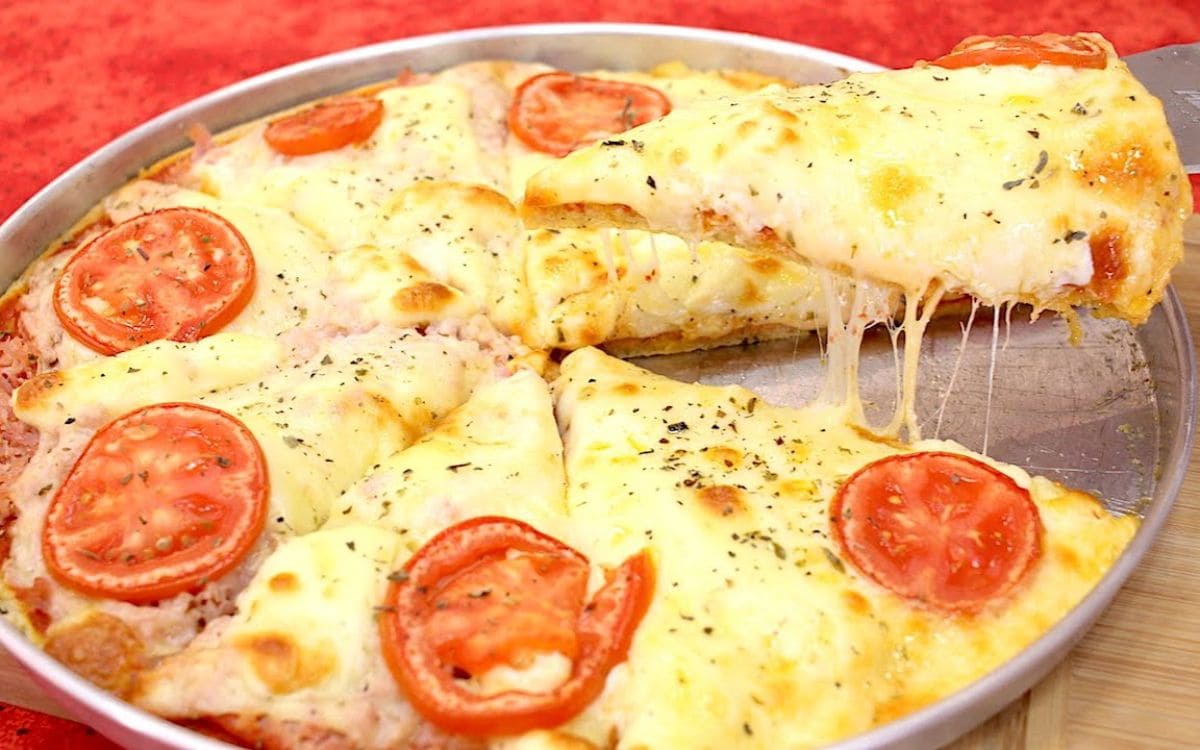 Pizza de Tapioca Saudável, Deliciosa e Com Uma Textura Incrível