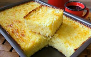 Bolo Flocão com Coco de Liquidificador