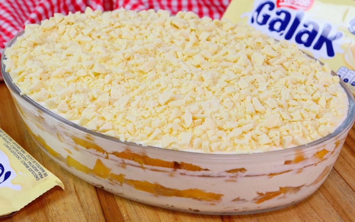 Pavê Galak com Pêssego