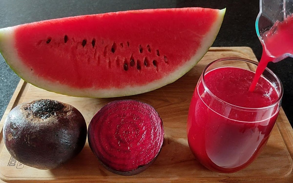 Suco de Beterraba com Melancia