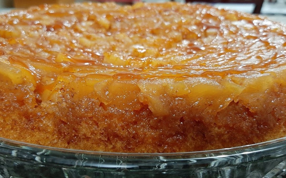 Torta de Maçã Caramelizada