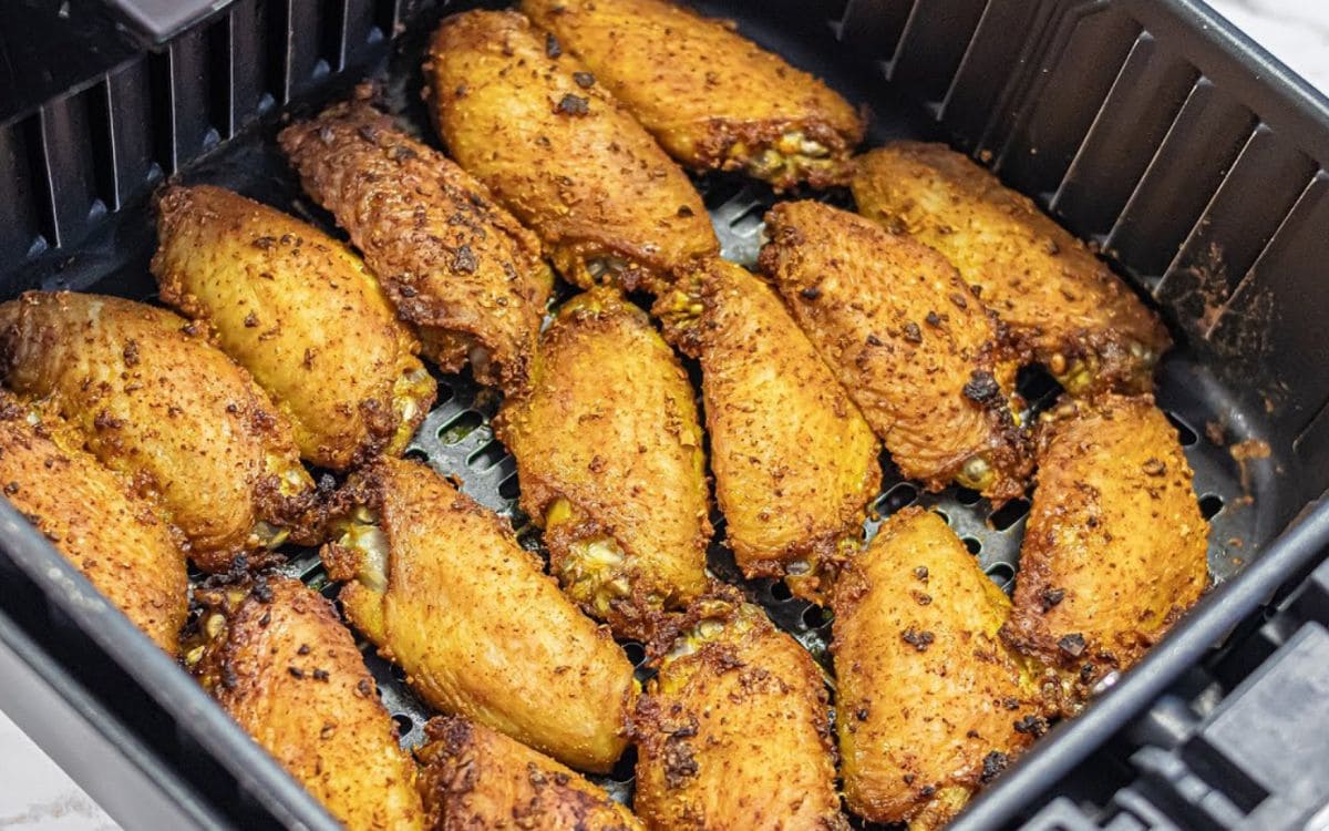 tulipas de frango crocantes na airfryer